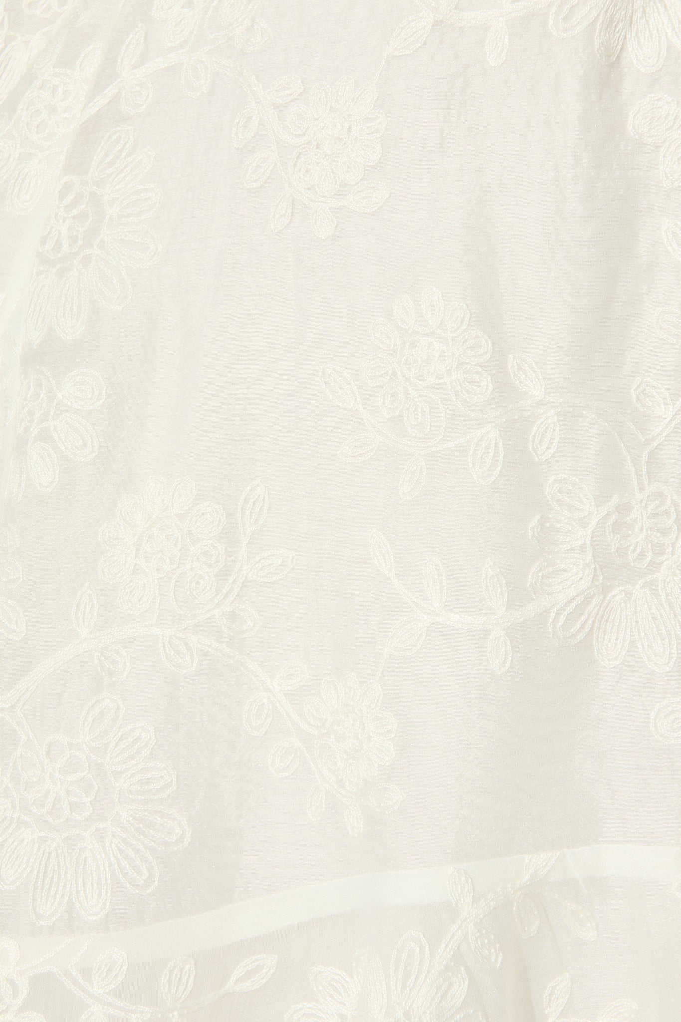 Embroidered Grace Dress in White