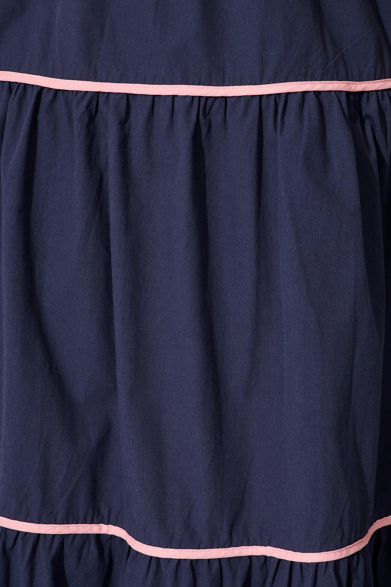 Celandine Halter Neck Maxi Dress in Navy Cotton