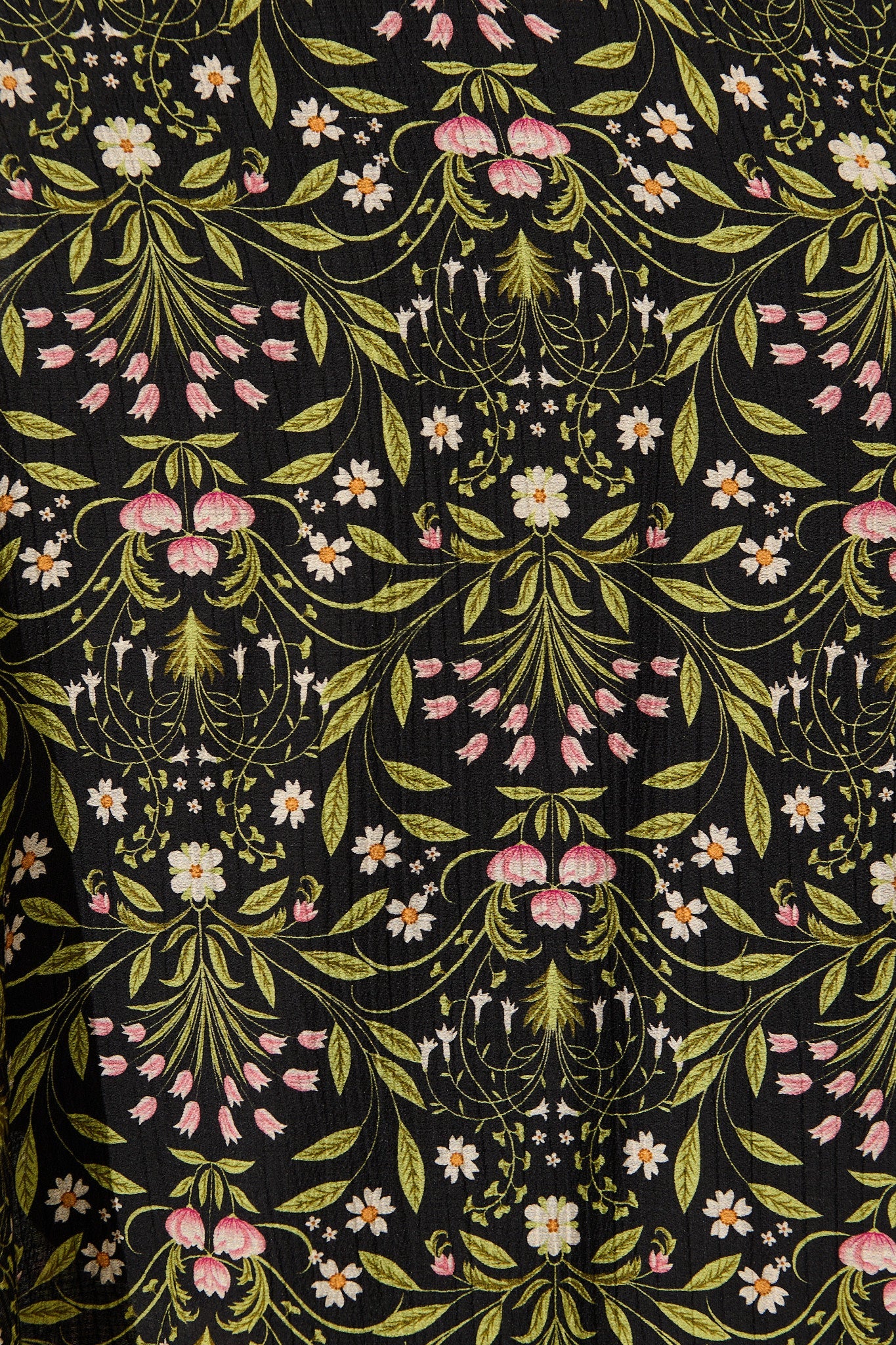 Selestia Maxi Dress in Black Floral