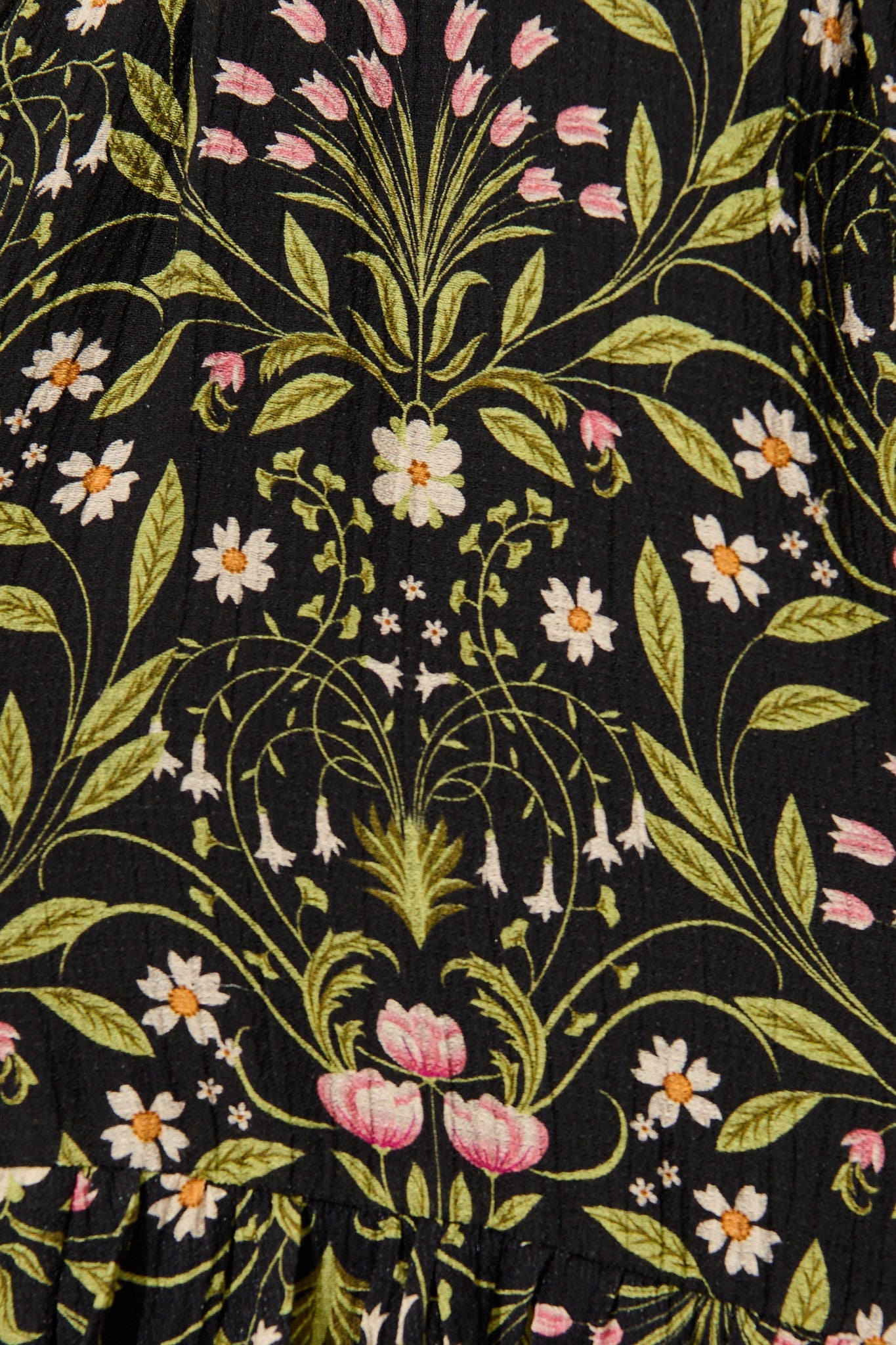 Ulani Shirt Dress in Black Floral