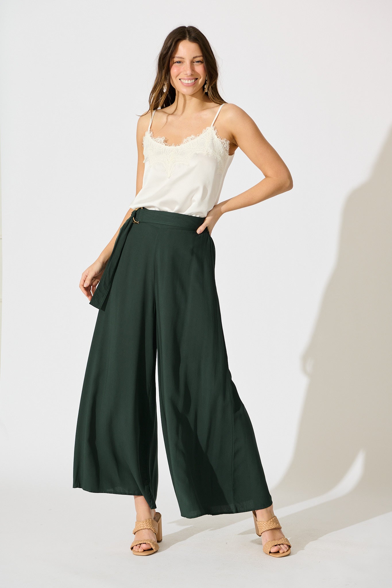 Jewel Mist Pant in Emerald