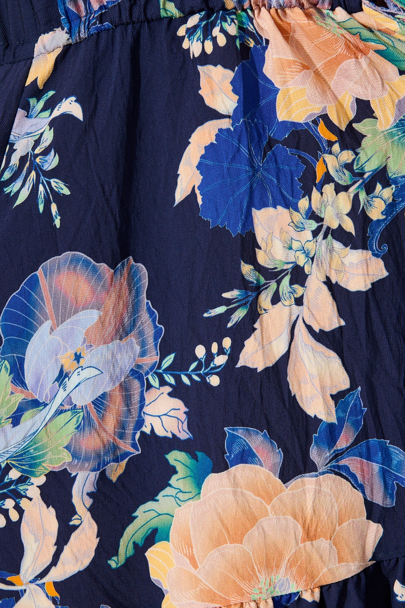 Tenaya Dress In Navy with Multi Floral