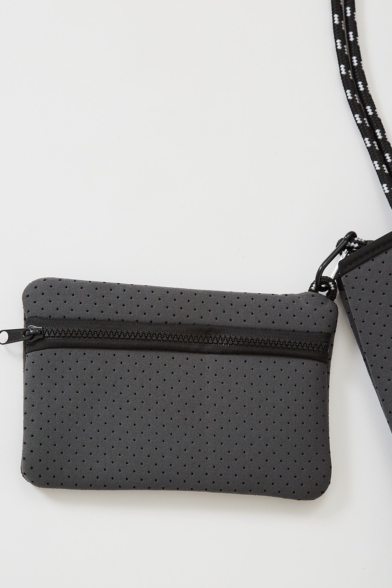 august + delilah Rania Neoprene Tote Bag in Grey