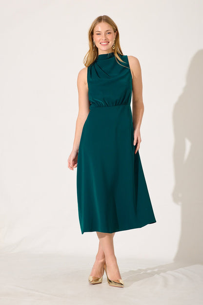 Evie Maxi Dress In Emerald