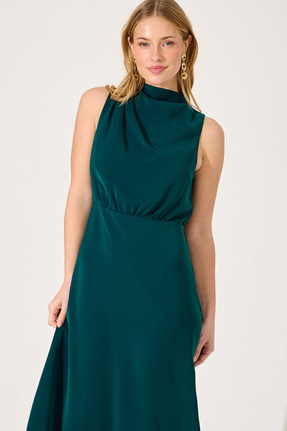 Evie Maxi Dress In Emerald