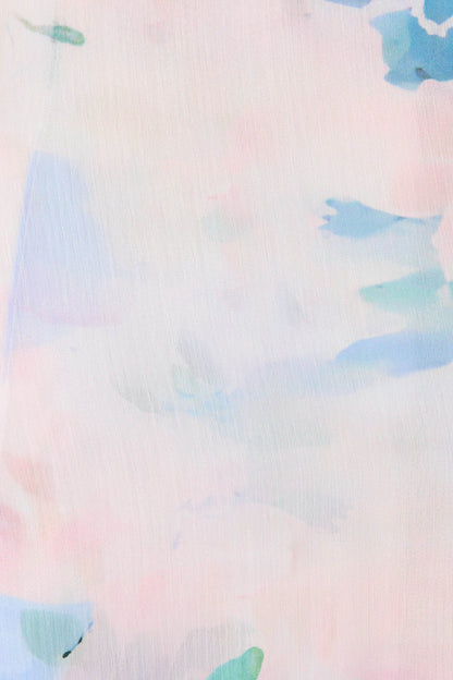 Wynter Maxi Dress In Multi Pastel Floral Chiffon