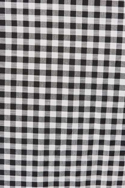 Jeannie Midi Dress In Black Gingham