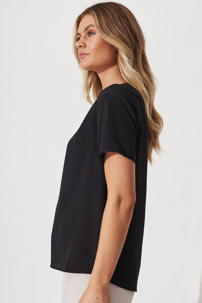 Trinity Top In Black