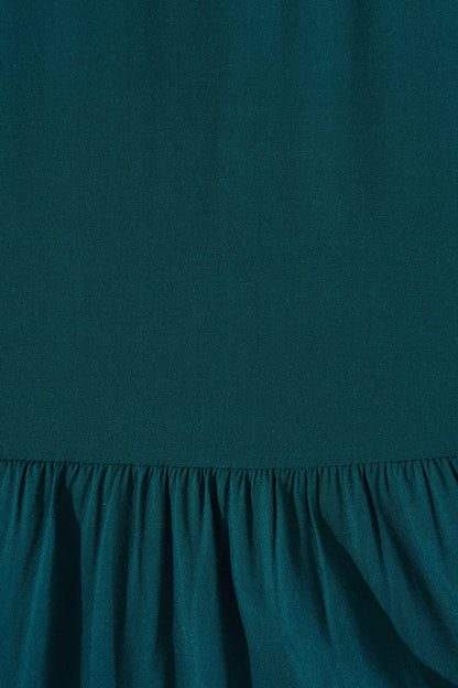 Nevi Tiered Midi Dress In Teal