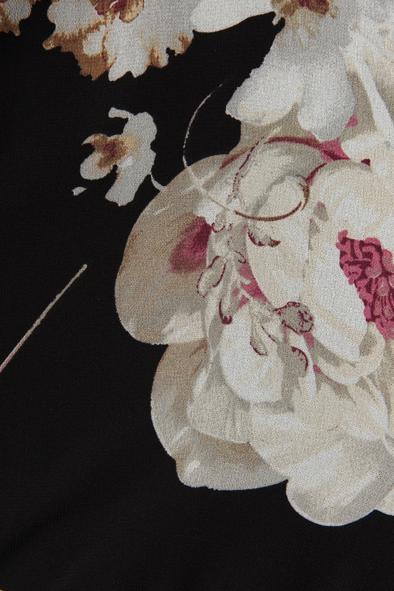 Candise Maxi Dress In Black Floral Chiffon