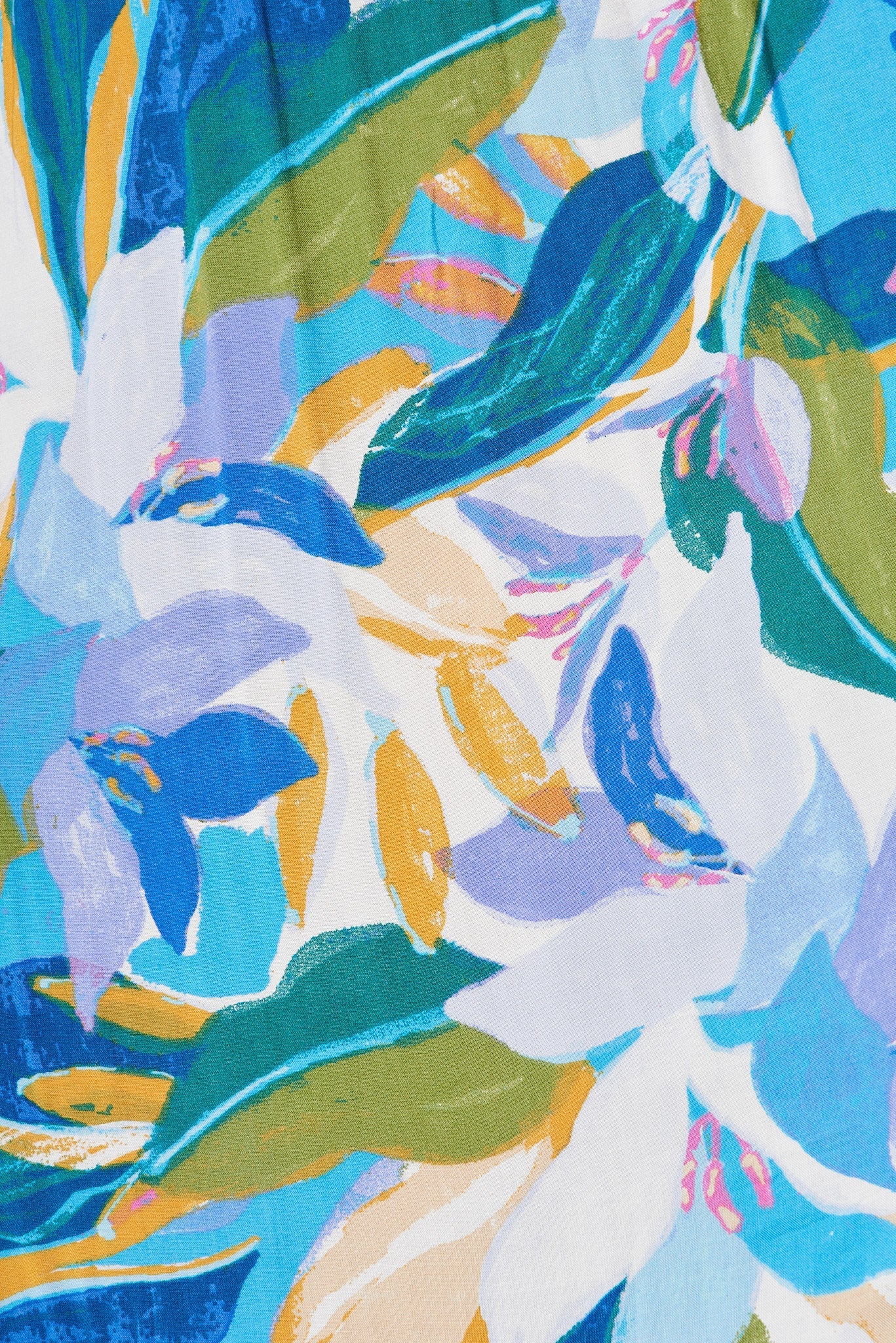 Mastyn Midi Dress In Blue Floral