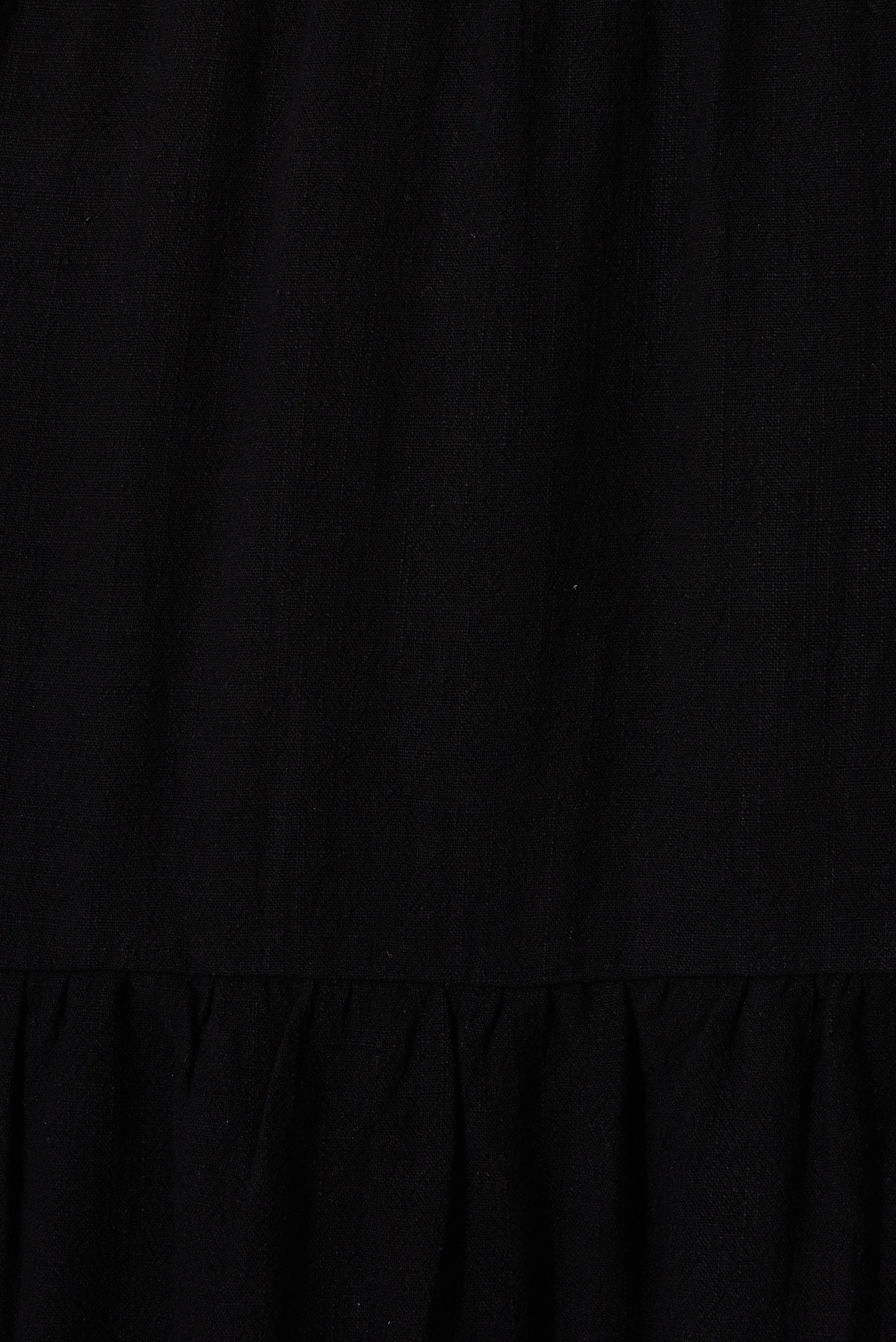 Utopia Midi Sundress In Black Linen Blend