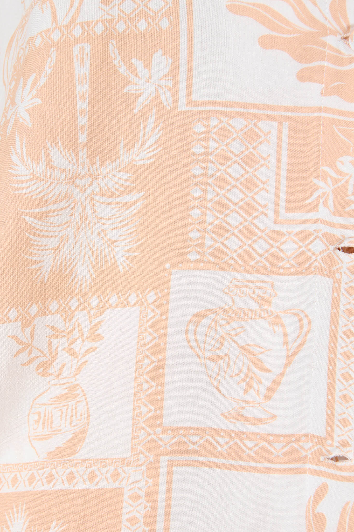 Starlight Shirt In Beige Tile Print