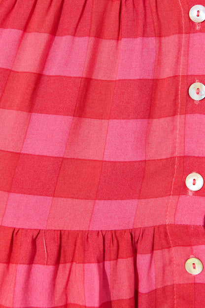 Lovina Dress In Red Stripe