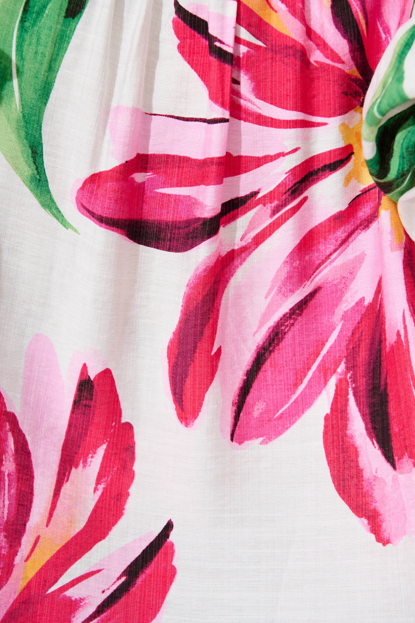 Jupiter Shirt In White With Pink Floral