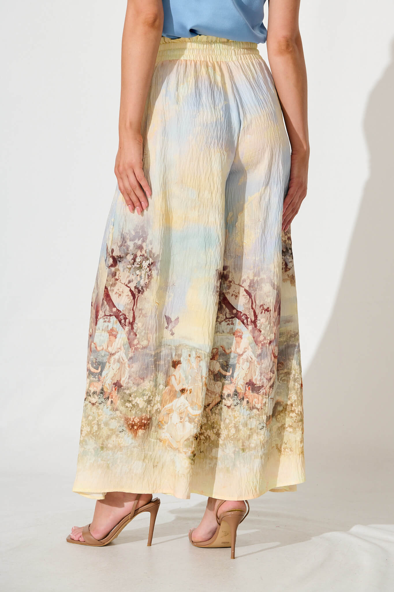 Mariah Pant In Pastel Multi Print