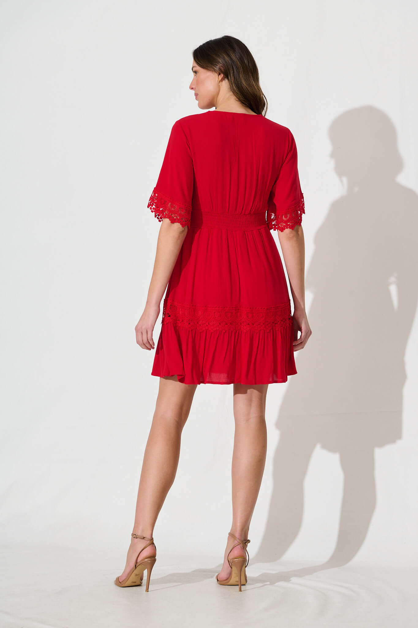 PRE ORDER Macca Dress In Red