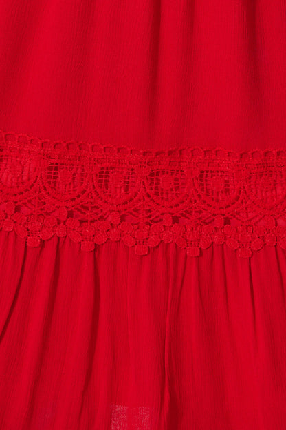 PRE ORDER Macca Dress In Red