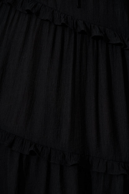 Yelena Midi Dress In Black