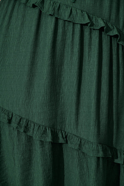 Yelena Midi Dress In Emerald