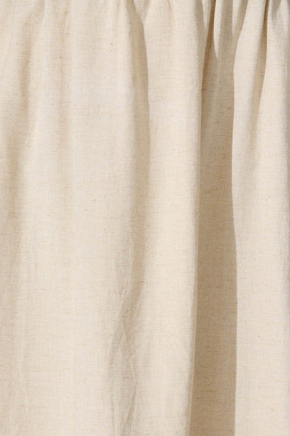 Quinley Maxi Sundress in Oatmeal Linen Blend