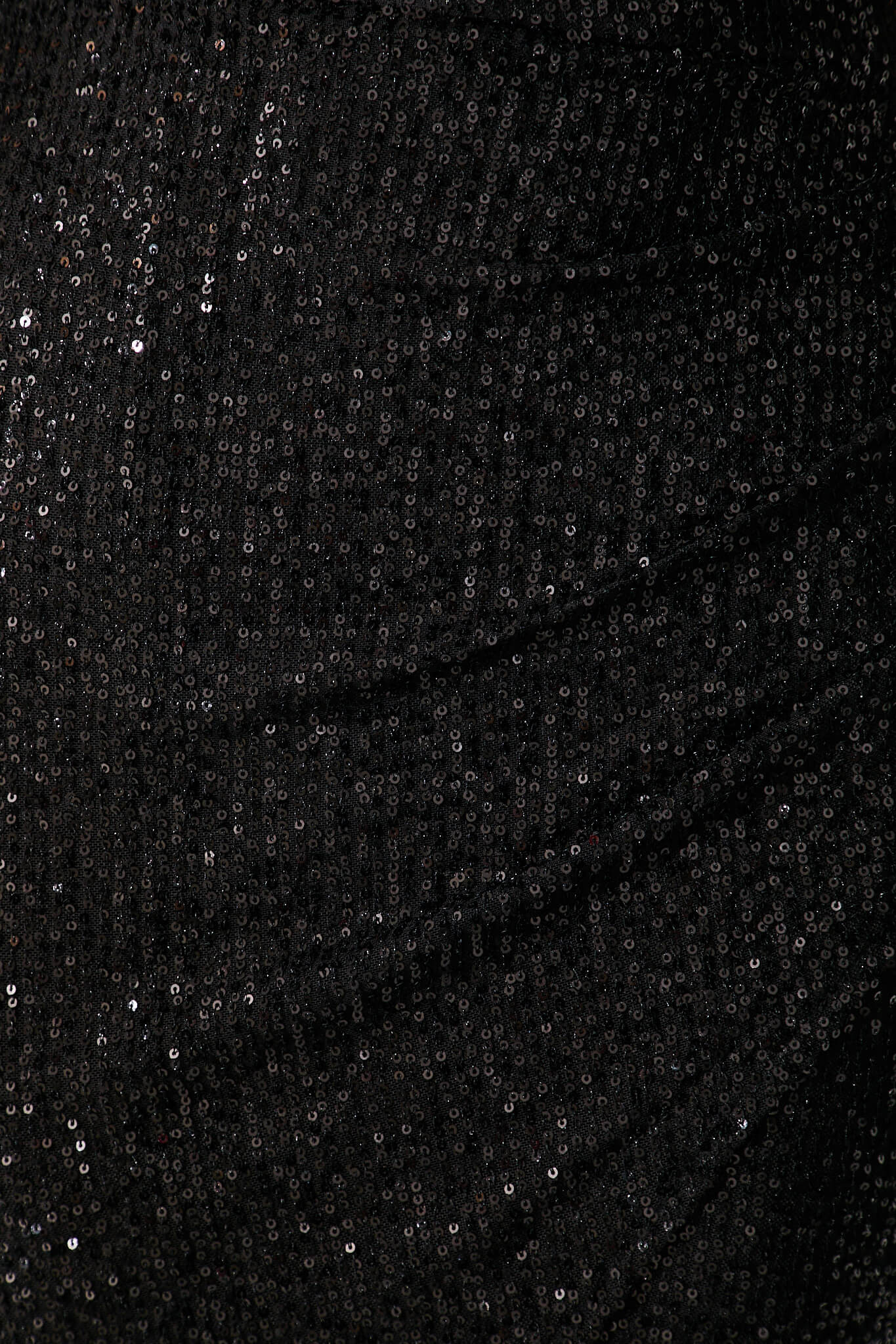 Phoenix Off Shoulder Midi Dress In Black Sequin