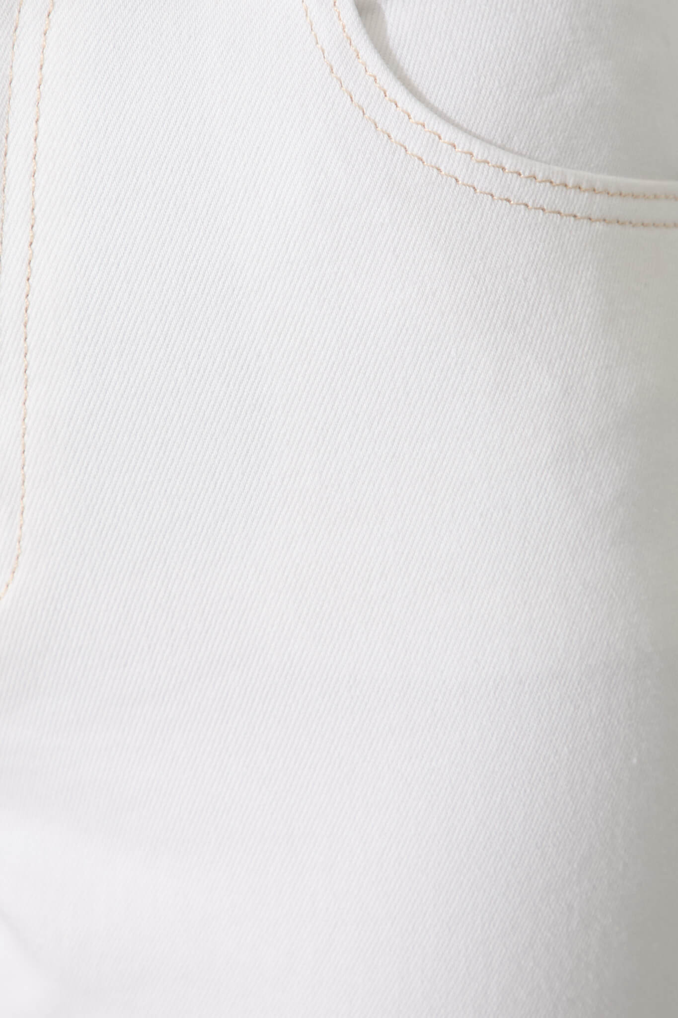 Delores High Rise Capri Straight Leg Jean In White Denim