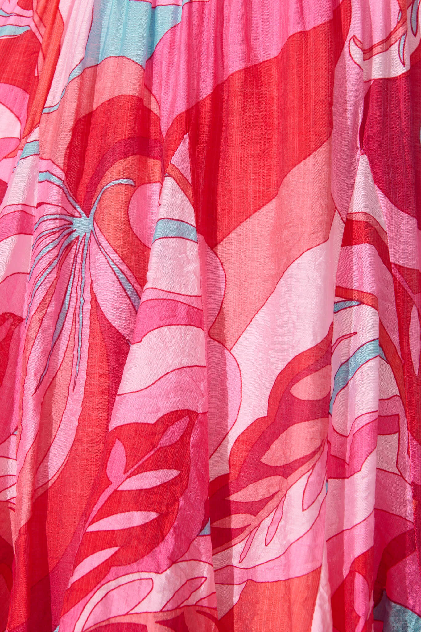 Adalynn Dress in Pink with Multi Print