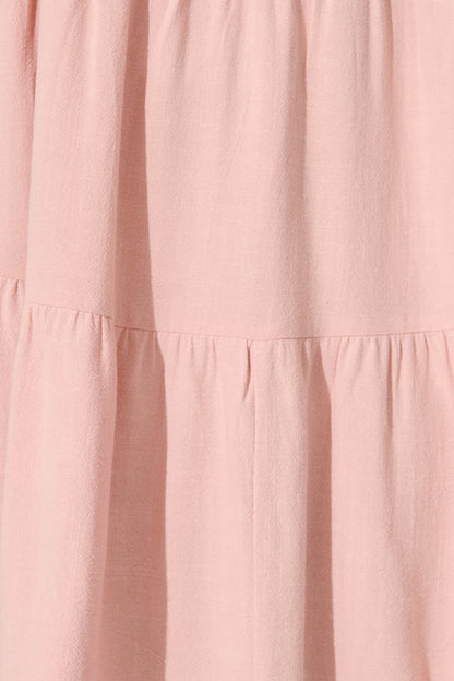 Your Love Smock Dress in Blush Linen Blend