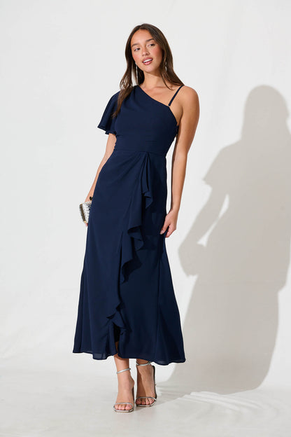 Avian Maxi Dress In Navy