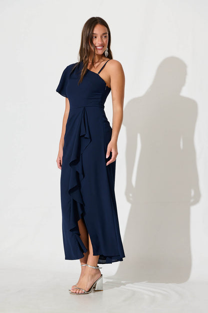 Avian Maxi Dress In Navy