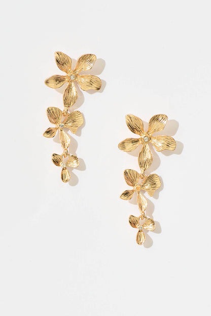 Alize Drop Earrings in Gold