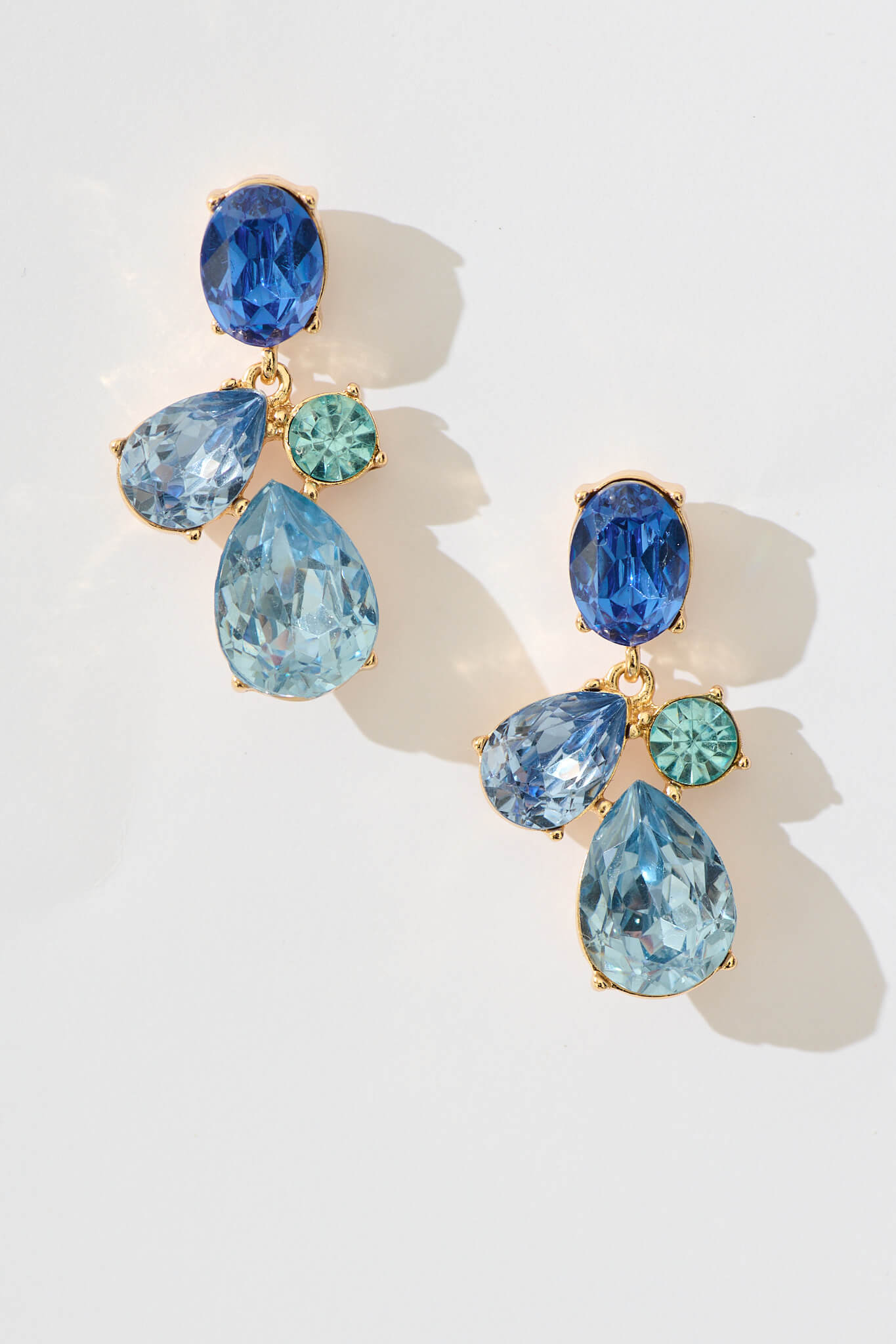 Astor Drop Earrings in Blue