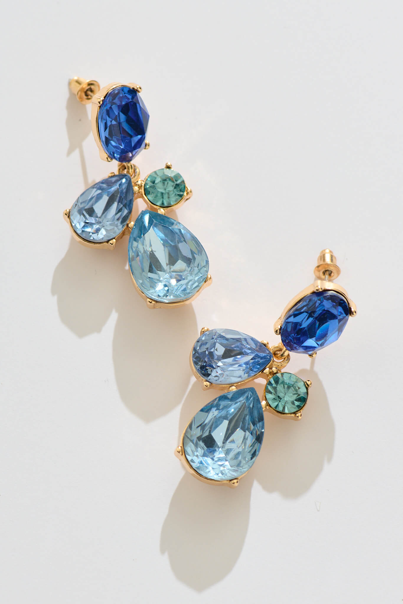 Astor Drop Earrings in Blue