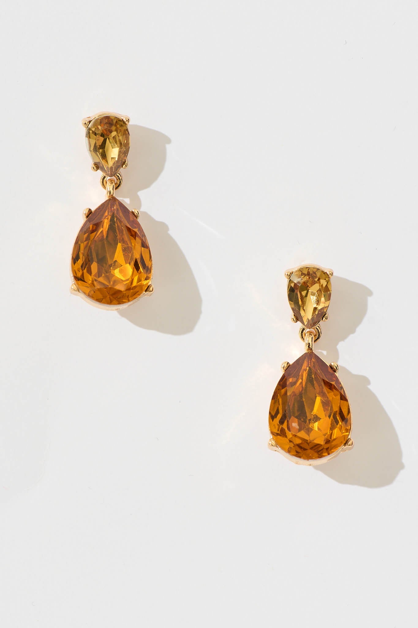 Tovianna Drop Earrings in Brown