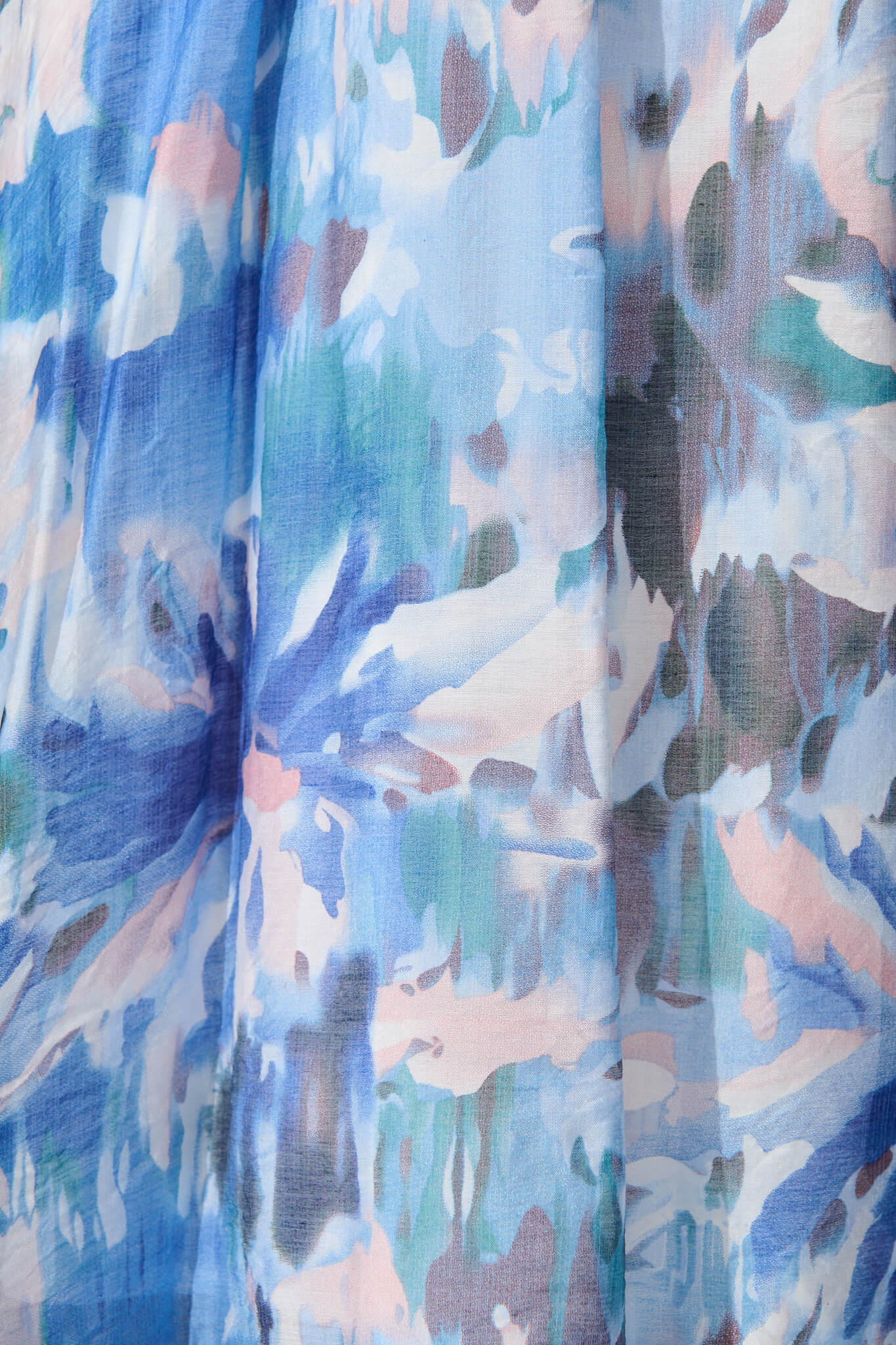 Yuki Midi Dress in Blue Multi Floral