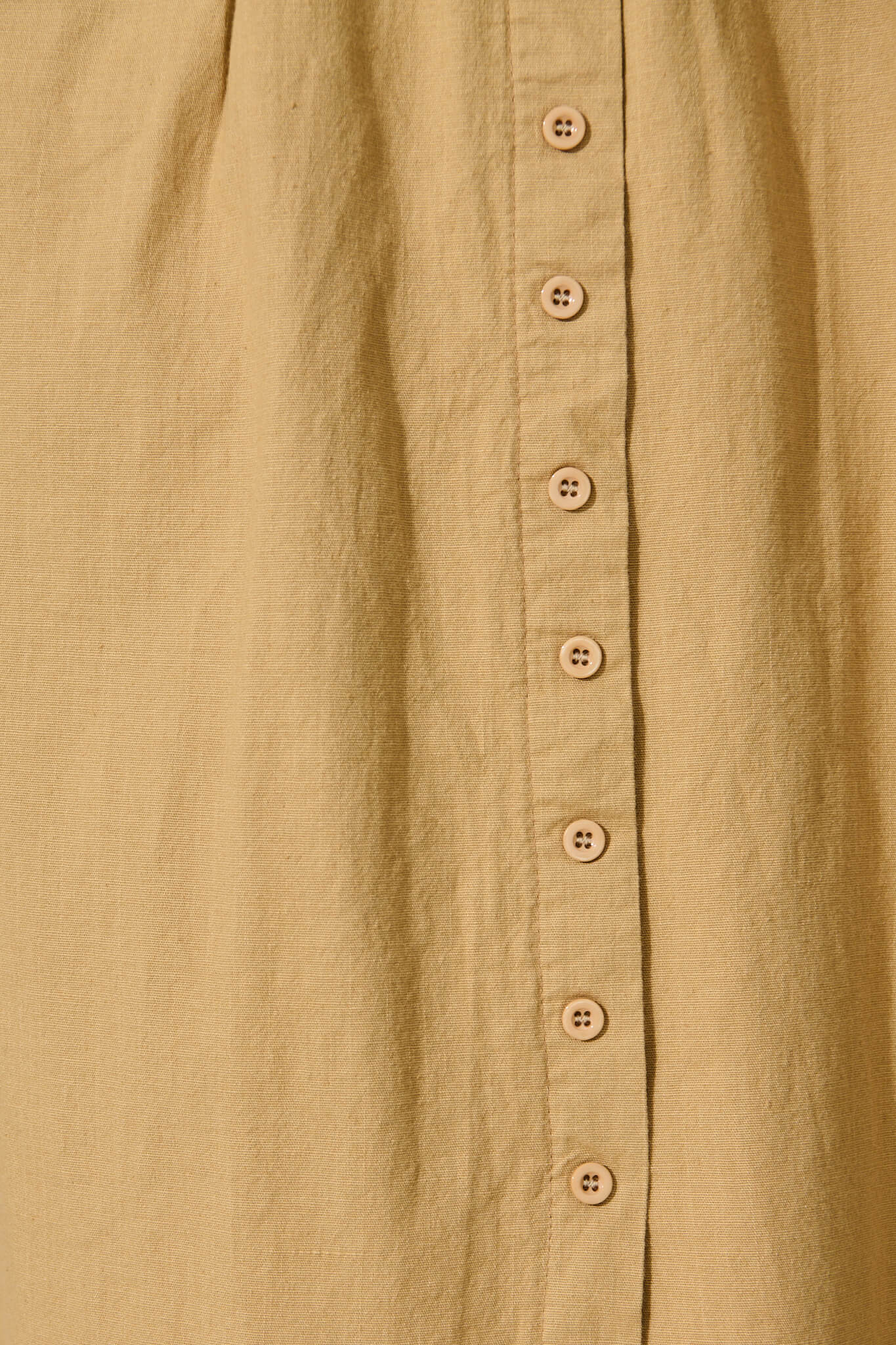 Lunya Midi Skirt in Beige Cotton Blend