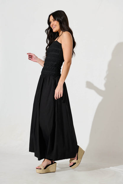 Mayotte Maxi Dress in Black