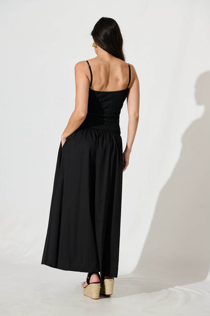 Mayotte Maxi Dress in Black