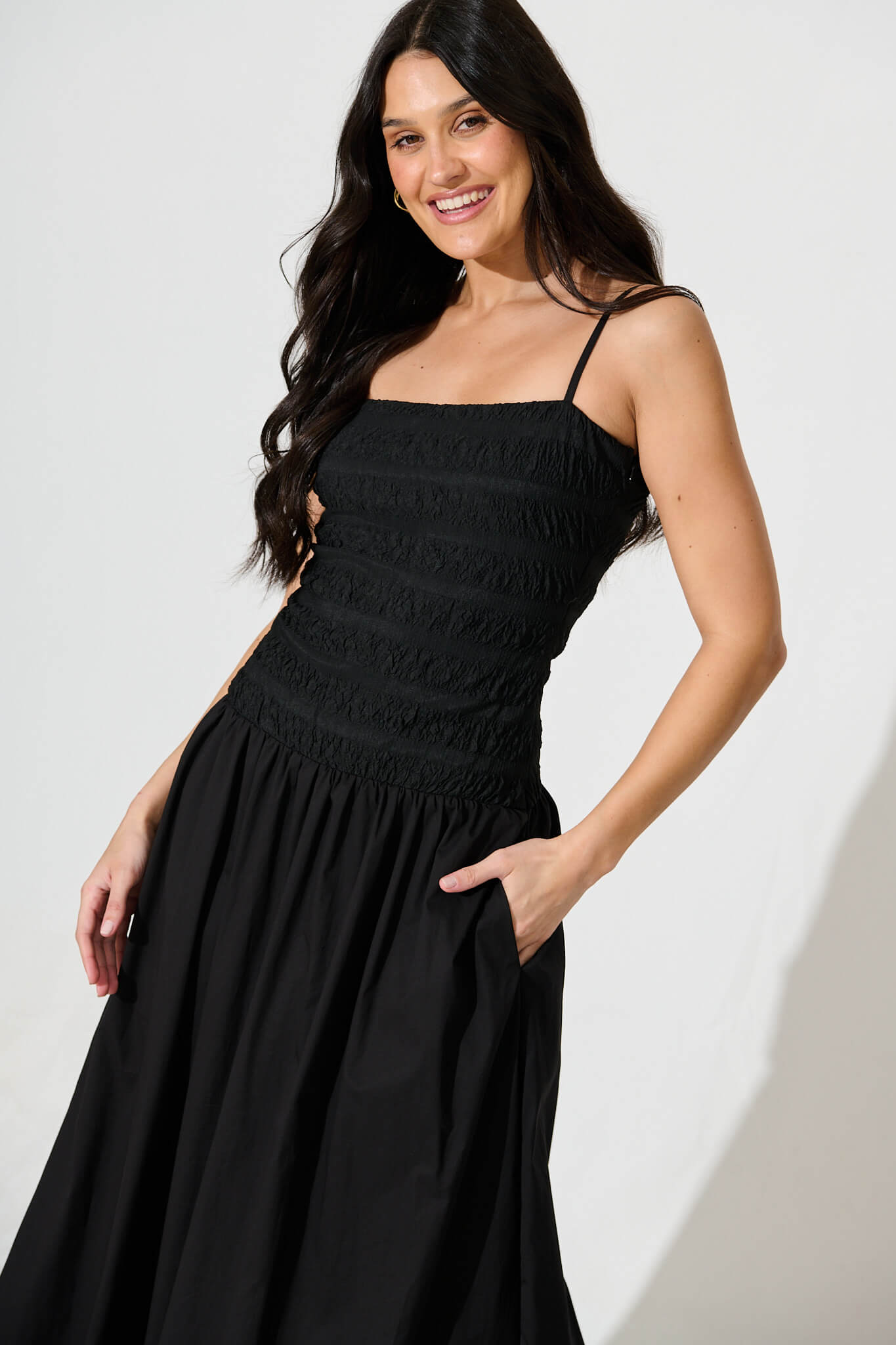 Mayotte Maxi Dress in Black