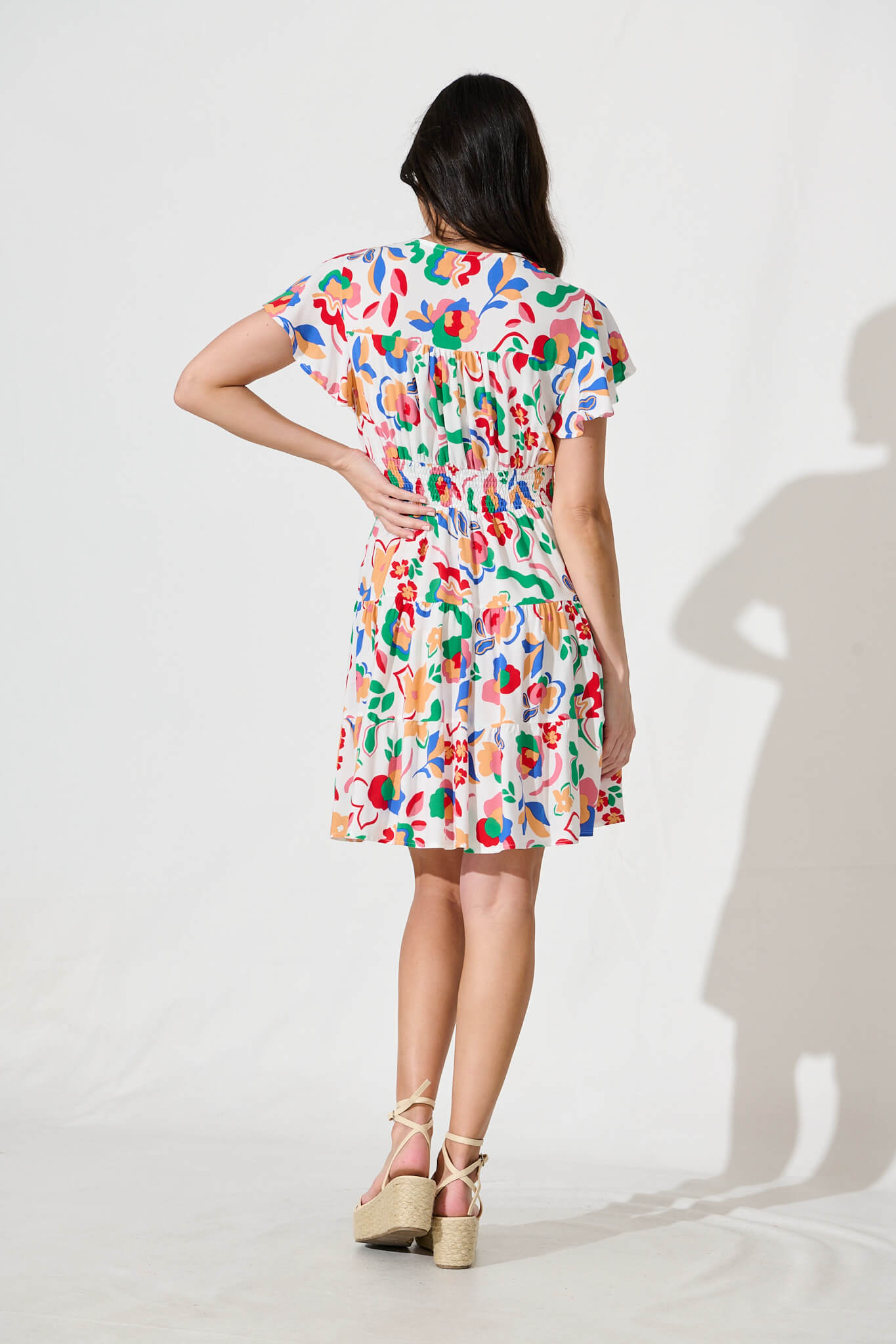 Lovina Dress in Multi Floral