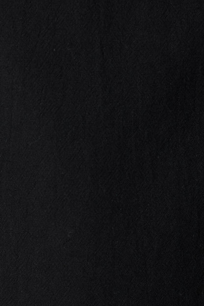 Nicco Maxi Skirt in Black Cotton Blend