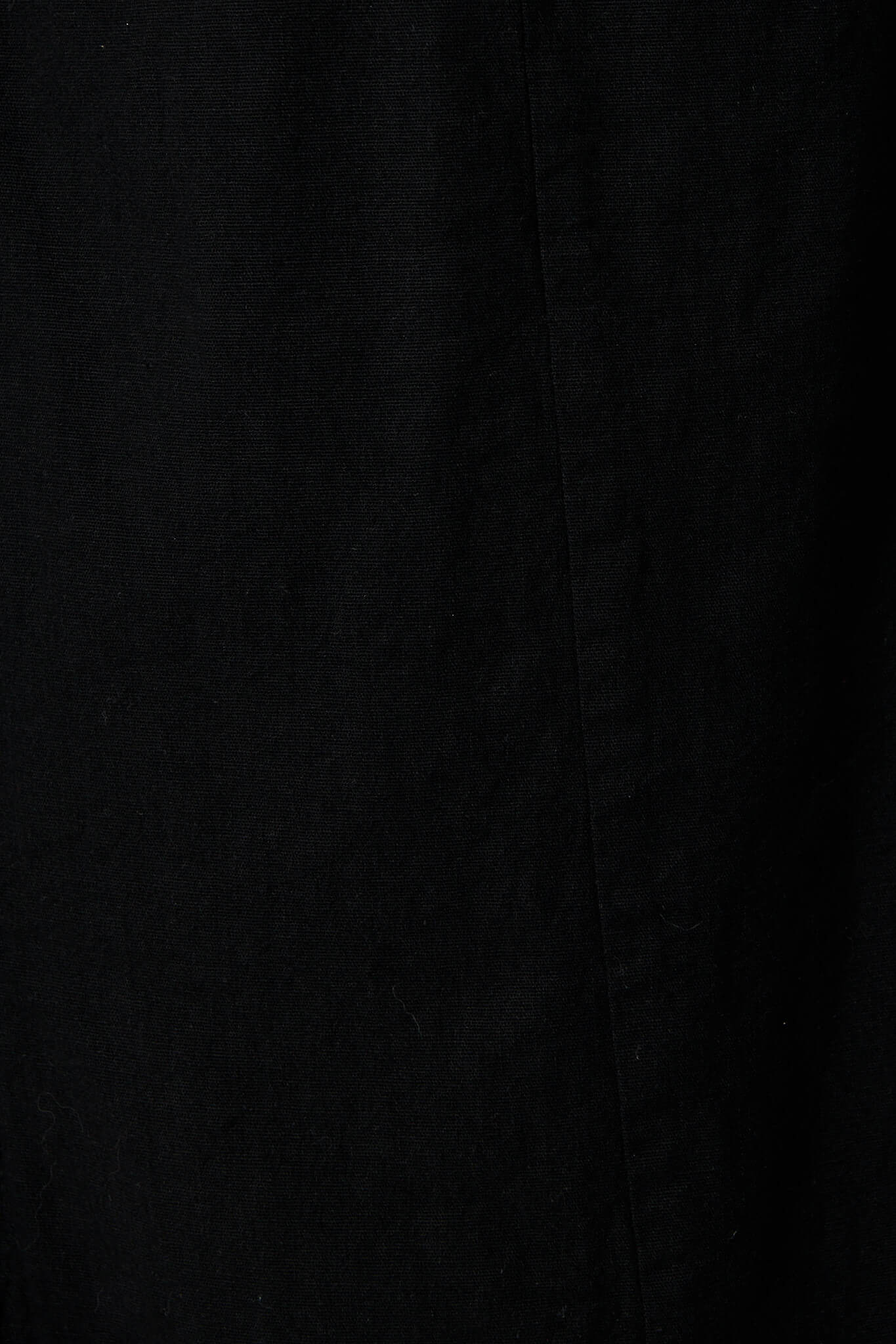 Edalene Midi Skirt in Black Cotton Blend