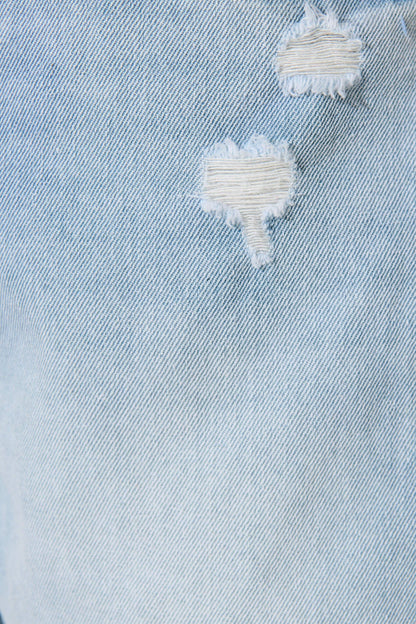 Corla Short in Light Blue Denim