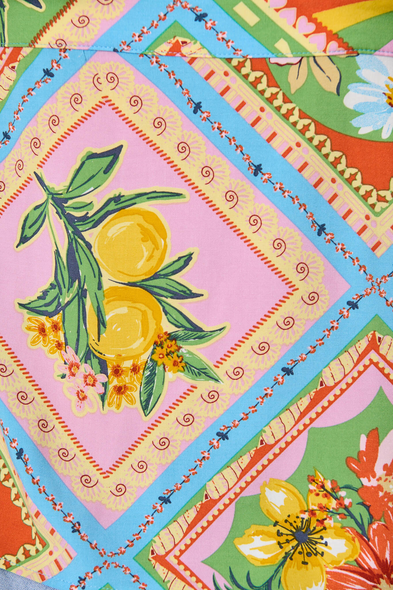 Liliana Cami Top In Multi Tile Print