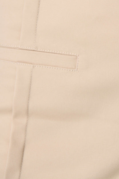 Maritza Shorts in Beige Cotton Blend