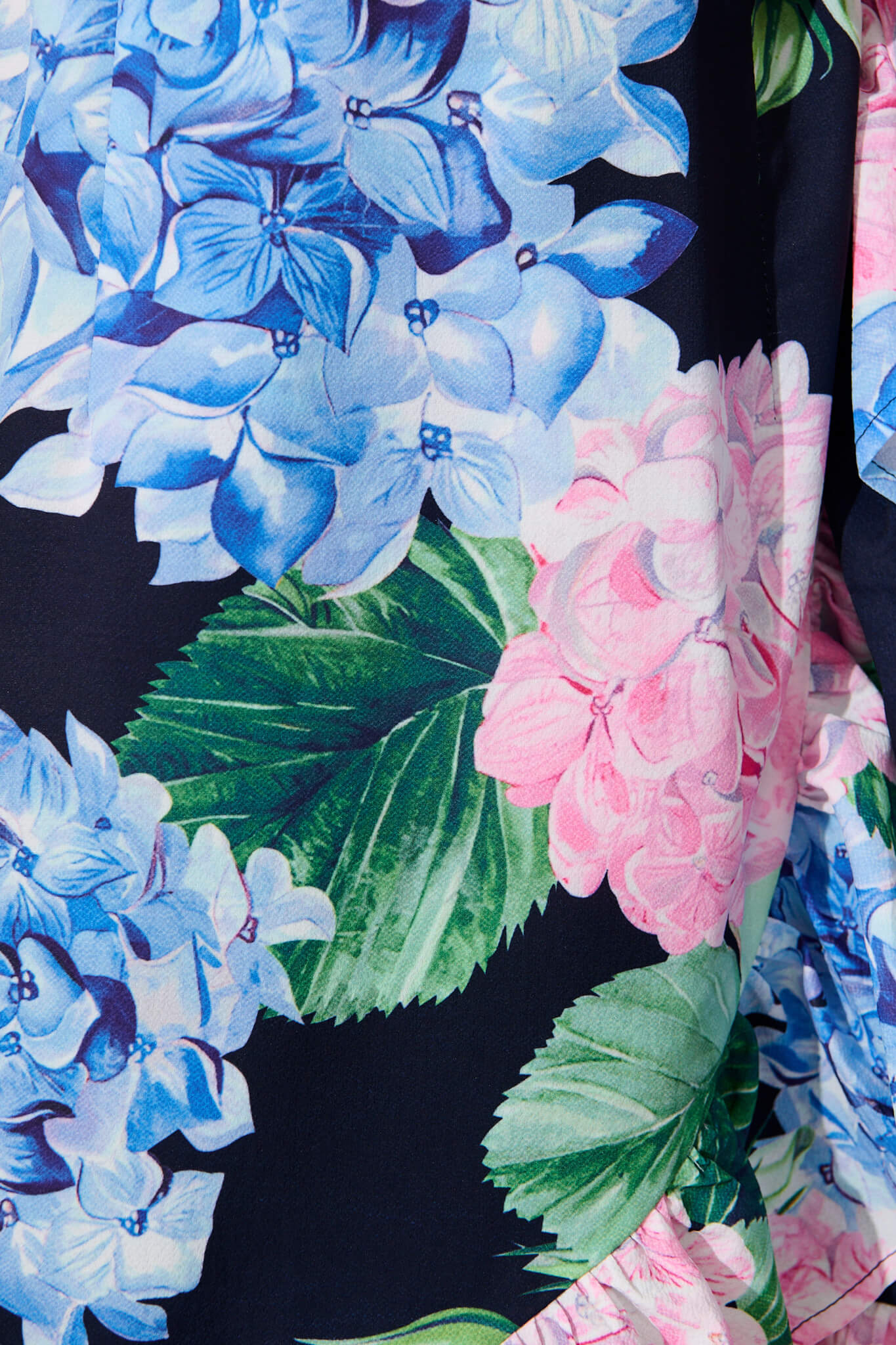 Relic Wrap Dress In Navy With Pink And Blue Floral