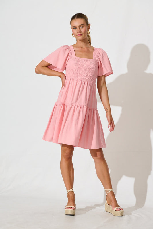 Beguile Dress in Pink