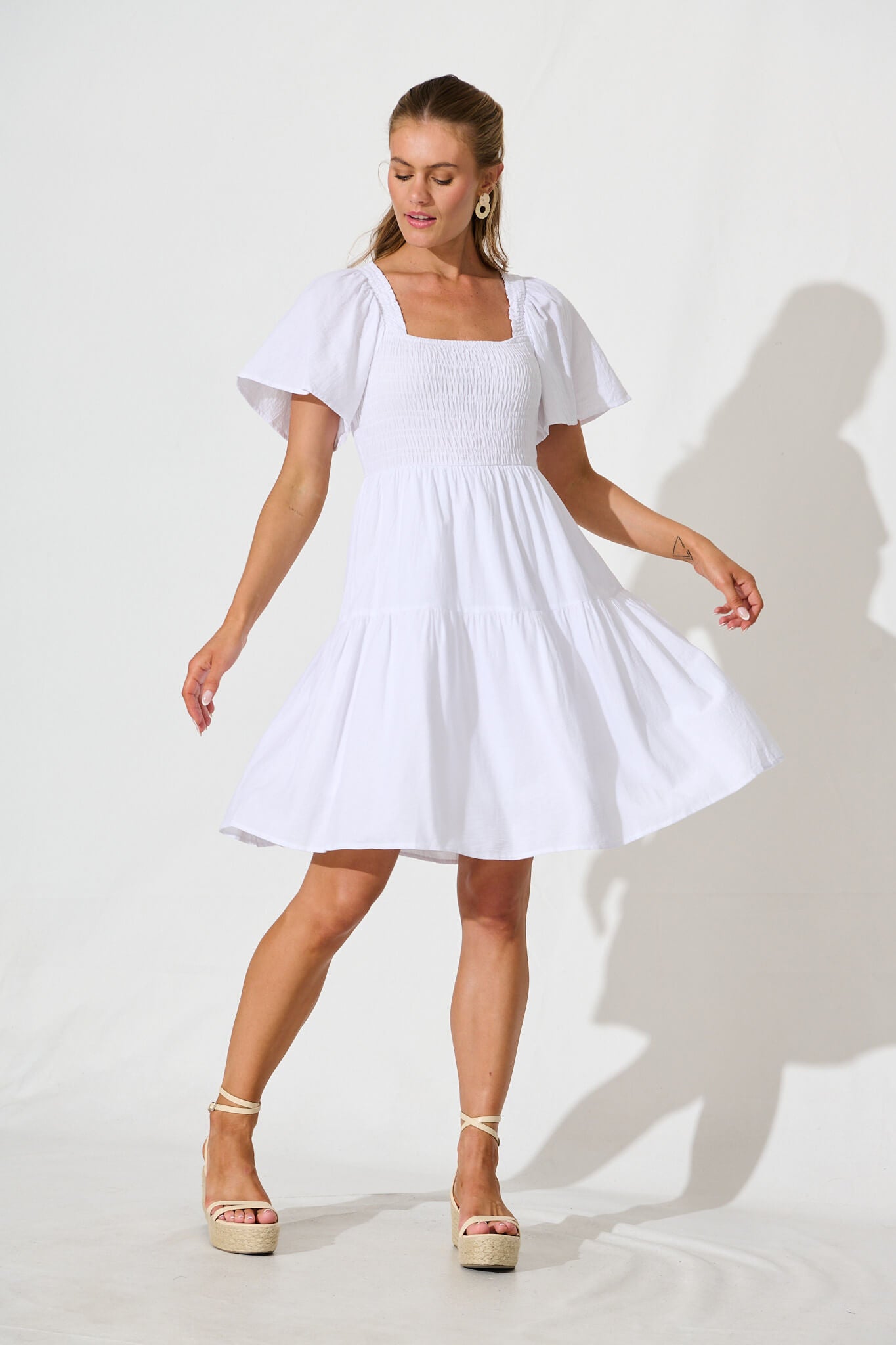 Beguile Dress in White