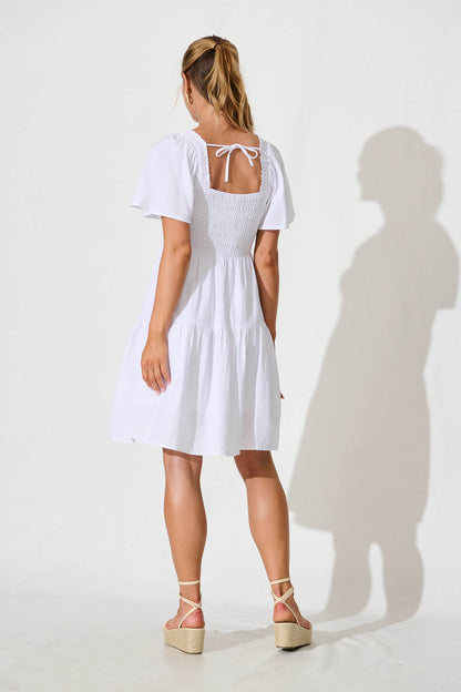 Beguile Dress in White